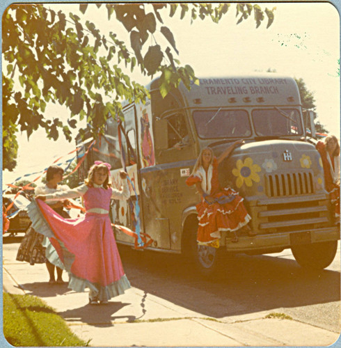 Traveling Branch in the North Highlands Moonwalk Parade