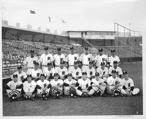 Sacramento Solons Team Portrait: 1949