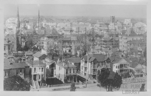 View Across Tenth Street, between M and L Streets from the Capitol Dome