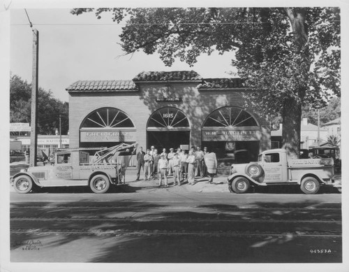 Fritz and Bartlett Automobile shops at Sixteenth and J Streets