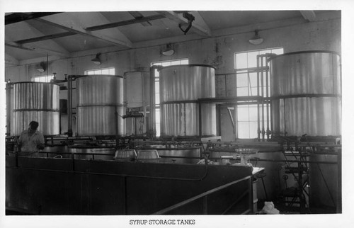 Bercut-Richards Packing Company Syrup Storage Tanks