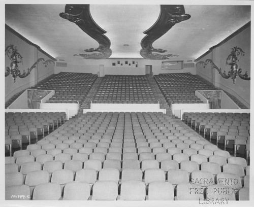 Crest Theater Auditorium Seats and Rear