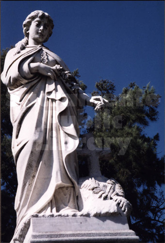 Statue of Woman at Old City Cemetery