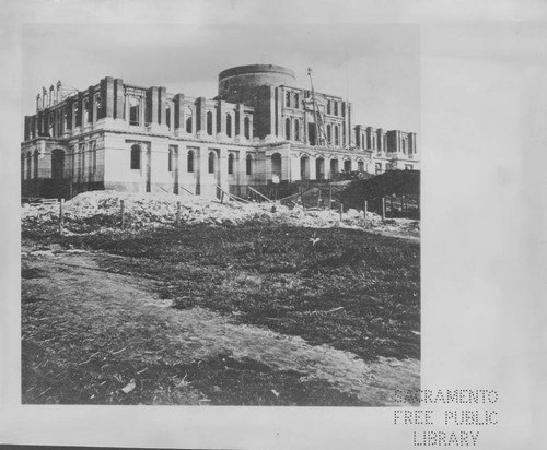 California State Capitol under construction