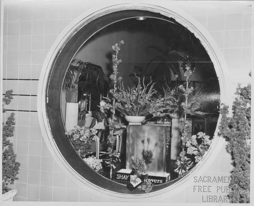 Harold Shay Florist, Window Display