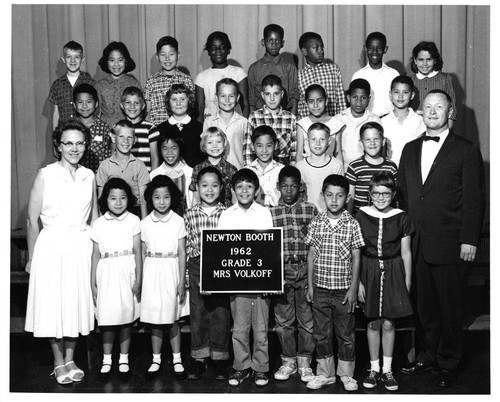 Newton Booth School Class Photo 1962