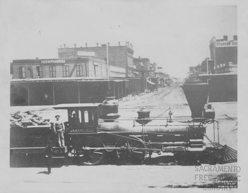 Central Pacific Railroad Locomotive “A.A. Sargent”