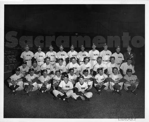 Sacramento Solons Team Portrait: 1951