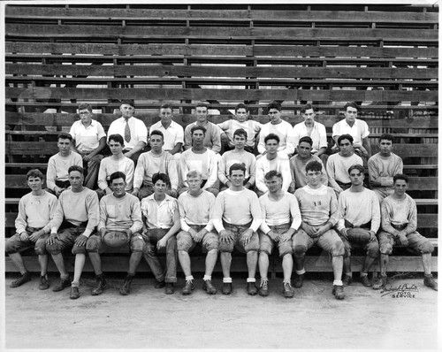 Sacramento High School Football Team, 1931-1932