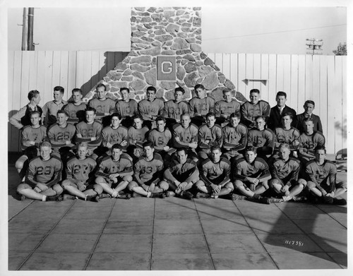 Grant Union High School Football Team, 1938