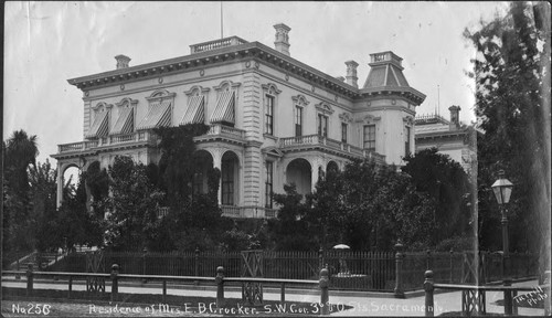 Mrs. E. B. Crocker's Residence