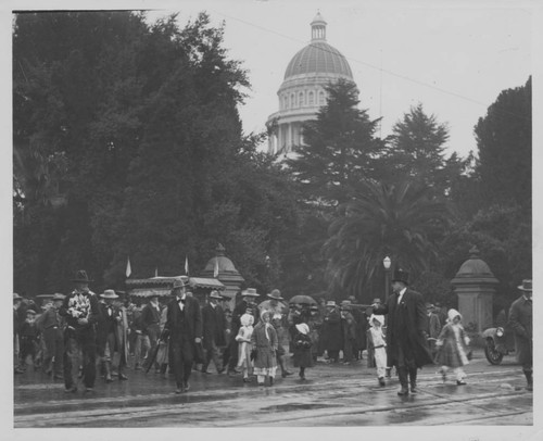 California State Capitol during the "Days of '49"