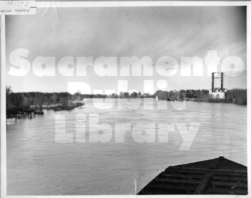 Sacramento River as Viewed from I Street Bridge