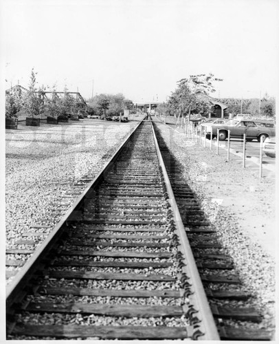 Old Sacramento Railroad tracks