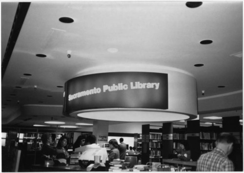 Sacramento Public Library Marquee