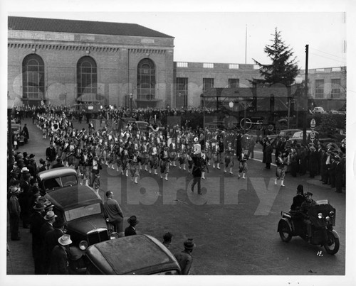 Shrine Band and Drill Team at Fourth and I Streets