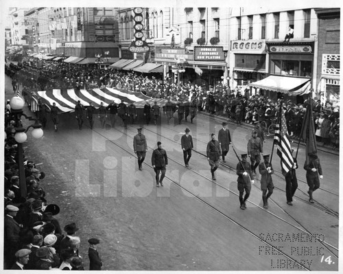 Parade down K Street between Seventh and Tenth