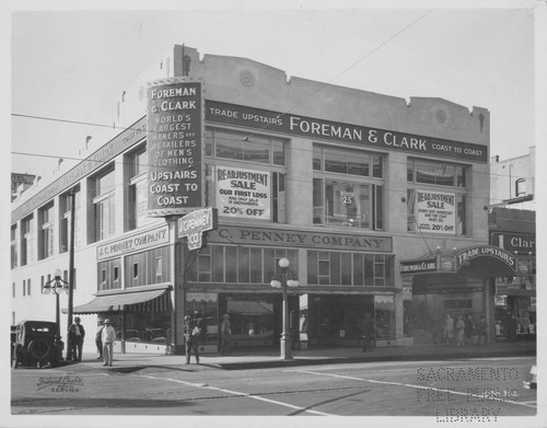 Foreman and Clark clothing store