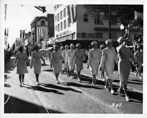 Legionnaire's Parade Along K Street at Eleventh