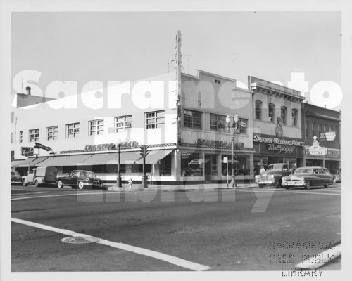 Southwestern Corner of Eleventh and J Streets