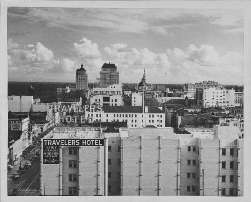 Eastward View Down J Street from the California Fruit Building