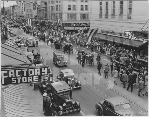 Procession Down K Street Between Eighth and Twelfth Street