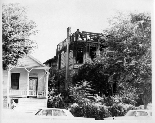 Burned House at 229-231 O Street