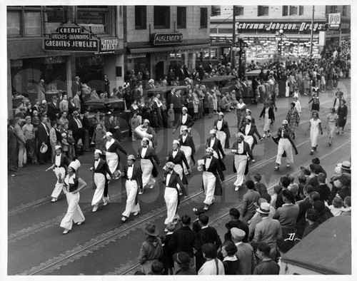 Parade Down K Street at Tenth Street