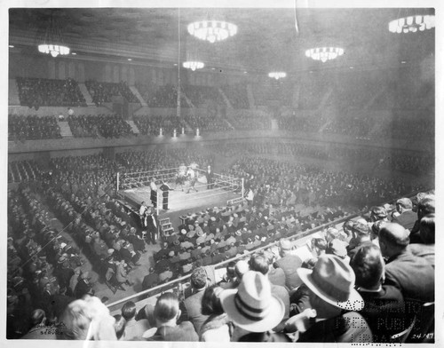 Boxing Match in Memorial Auditorium