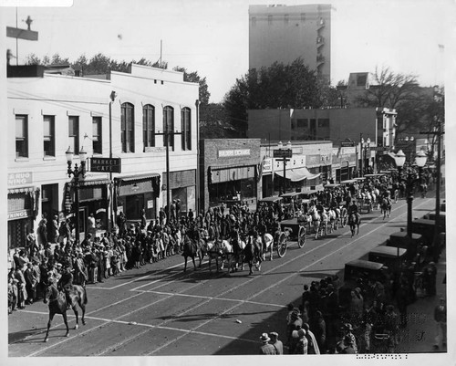 Armistice Day Parade on J Street at Thirteenth