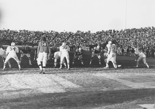 Field side at Pig Bowl Game