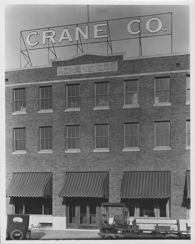 Entrance to Crane Company Plumbing Supplies