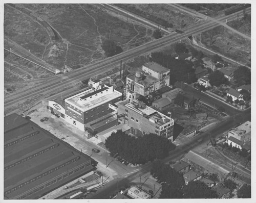 Aerial View of California Almond Growers Processing Plant