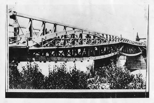 First Bridge Across the Sacramento River