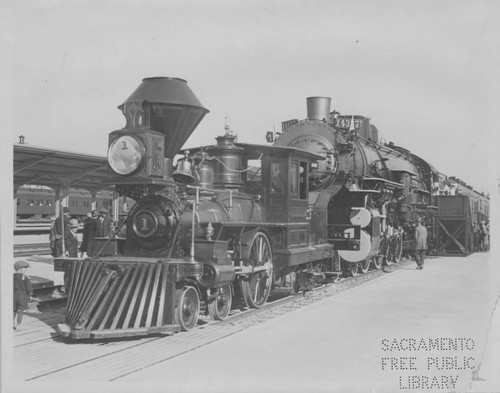 Central Pacific Railroad Locomotive “C.P. Huntington”