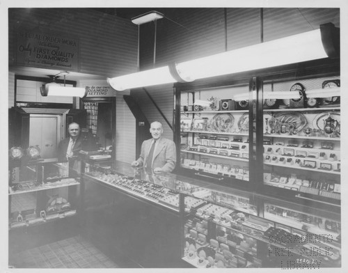 Employees at the Otto F. Wiesen Jewelry Shop