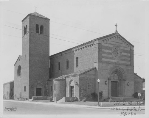 Front of the Sacred Heart Catholic Church