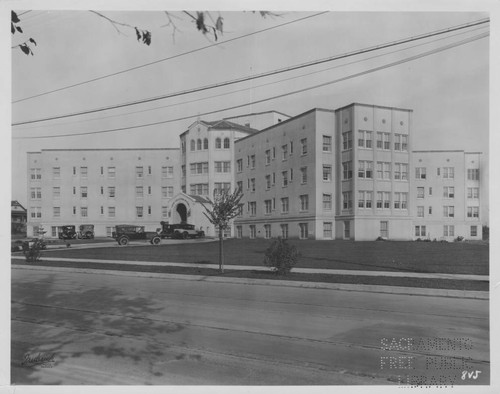 Mercy Hospital as Viewed from the Southeast