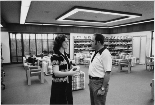 Janet Larsen and Gordon Gill at Arcade Library