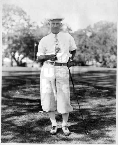 Portrait of Golf Professional Frank Minch