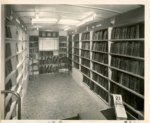 Interior of the Sacramento City Library Traveling Branch