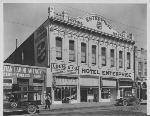 Hotel Enterprise Building on Second Street