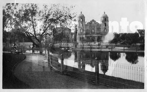 Saint Francis Catholic Church from Sutter's Fort