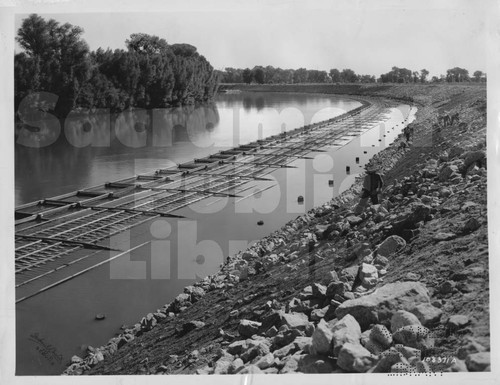 Revetment and Levee