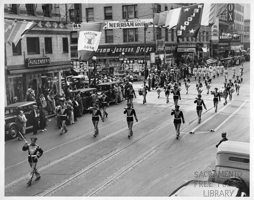 Parade Down K Street at Tenth Street