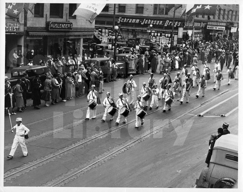 Parade Down K Street at Tenth Street