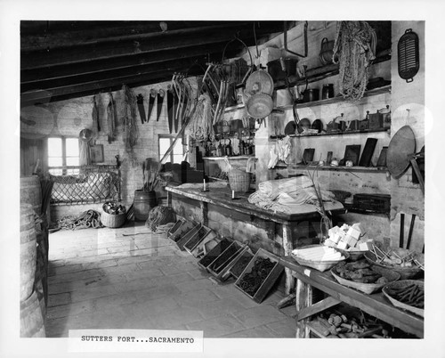 Sutter's Fort Supply Room