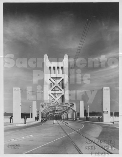 The Tower Bridge as Seen From the West Side of the Sacramento River