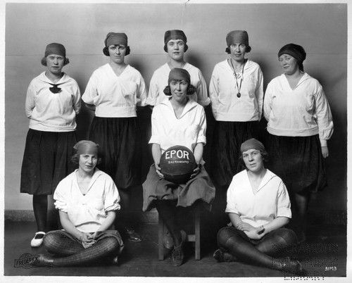 E.P.O.R. Women's Basketball Team Portrait