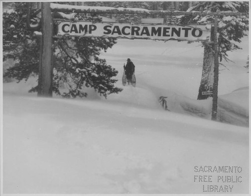 Camp Sacramento Snow Scene